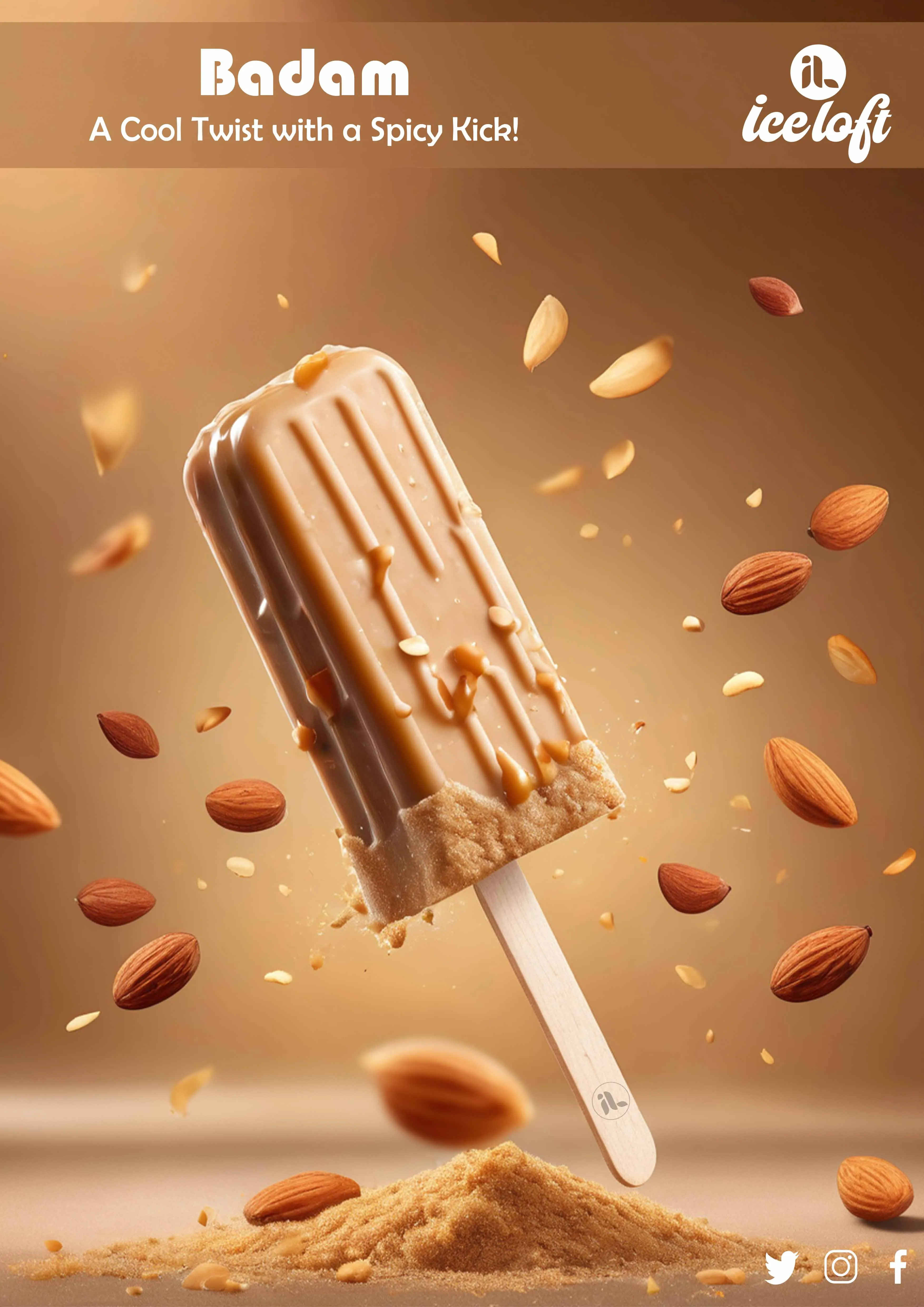 Badam Ice Cream